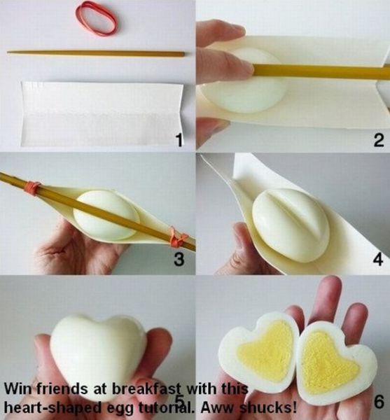 make a heart shaped egg - Win friends at breakfast with this heartshaped egg tutorial. Aww shucks!