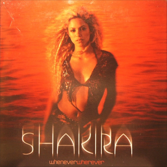 Shakira's hit Whenever Wherever was released 14 years ago.