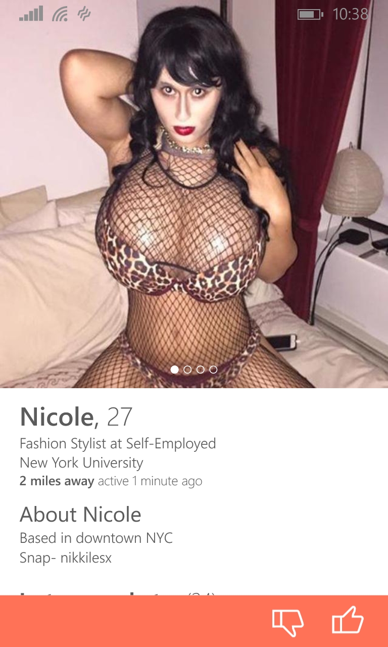 lingerie - O Ooo Nicole, 27 Fashion Stylist at SelfEmployed New York University 2 miles away active 1 minute ago About Nicole Based in downtown Nyc Snap nikkilesx