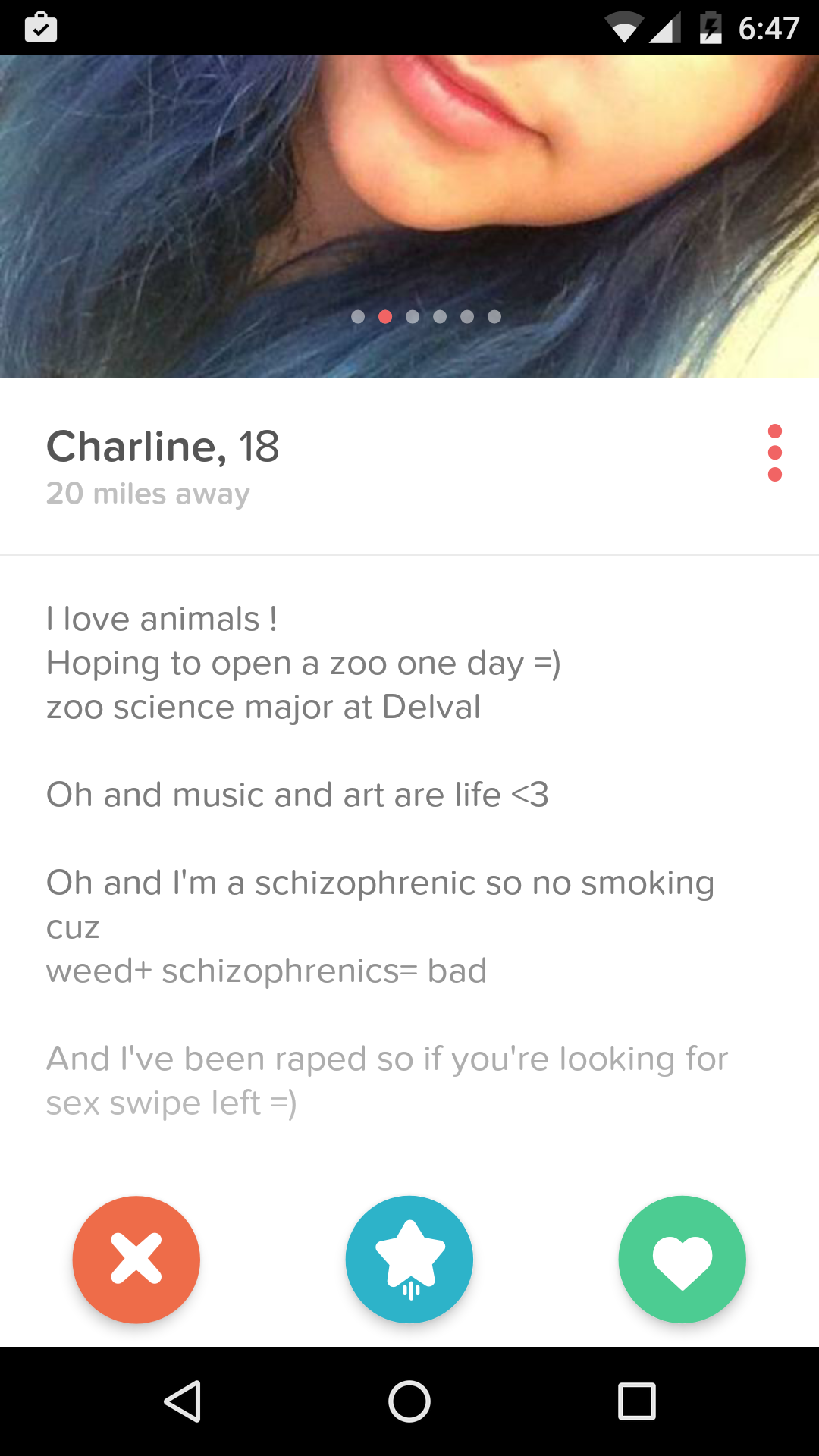 reddit dirtyr4r - Charline, 18 20 miles away I love animals! Hoping to open a zoo one day zoo science major at Delval Oh and music and art are life