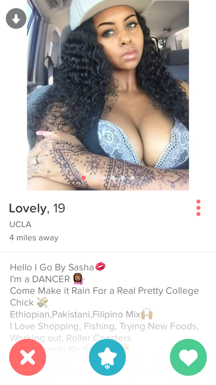 black hair - Lovely, 19 Ucla 4 miles away Hello I Go By Sasha I'm a Dancer Q Come Make It Rain For a Real Pretty College Chick Ethiopian Pakistani Filipino Mix I Love Shopping, Fishing, Trying New Foods Wed Out Roller e rs X o