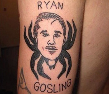 bad tattoo bad tattoos - Ryan Gosling