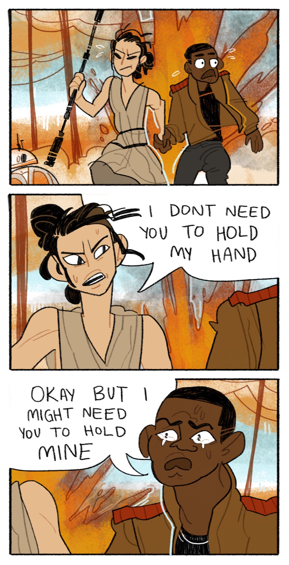Star Wars - I Dont Need You To Hold My Hand Okay But Might Need You To Hold Mine