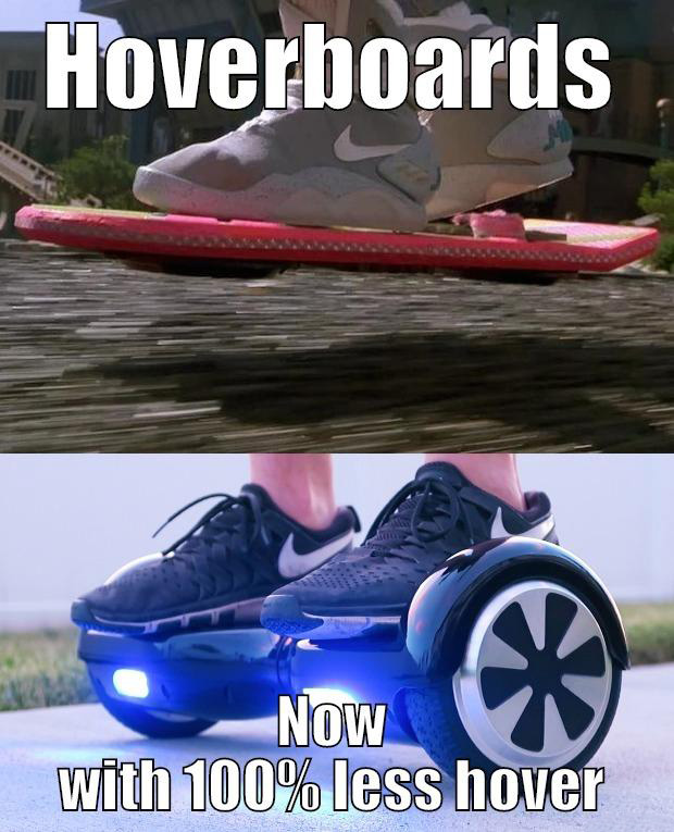 hoverboard memes - Hoverboards Now with 100% less hover