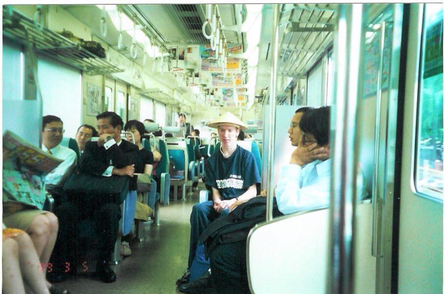 weeaboo in japanese train