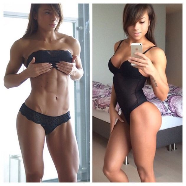 fitness models before and after
