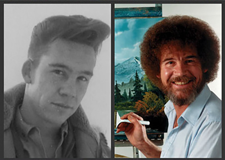 Bob Ross's iconic afro was the result of a perm he got when he was broke and needed to save money on haircuts. The hairstyle was uncomfortable for him, but he was stuck with it after it became an important part of his image and brand.