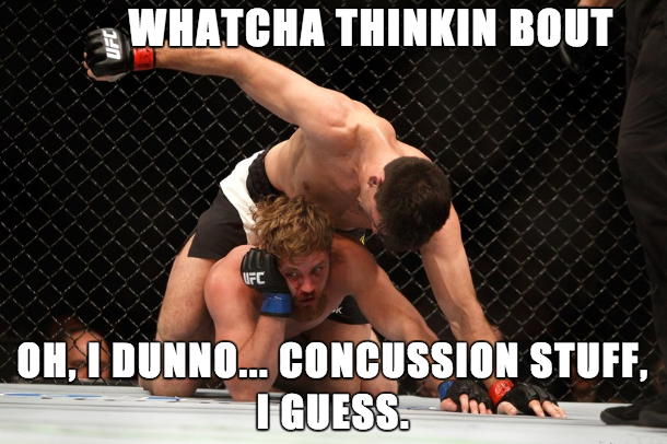 aggression - Whatcha Thinkin Bout Ufc Ufc Oh, I Dunno... Concussion Stuff, I Guess.