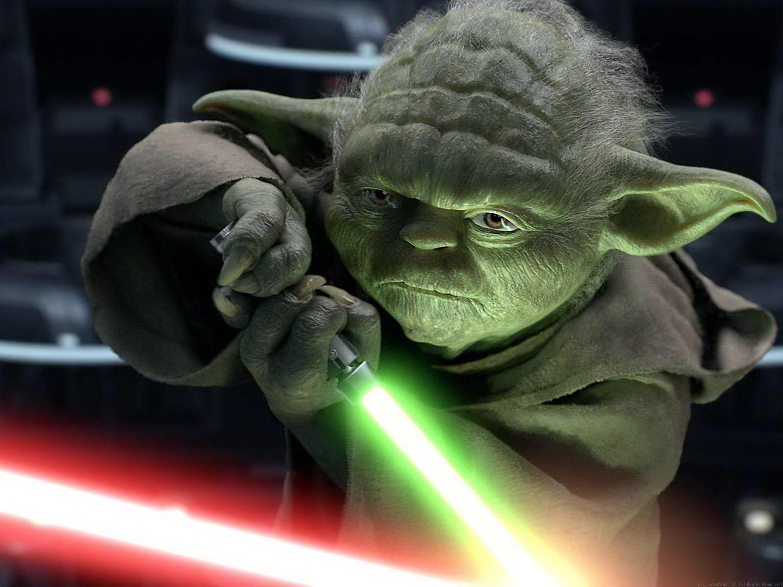 Yoda was originally supposed to be portrayed by a monkey with a 

mask.