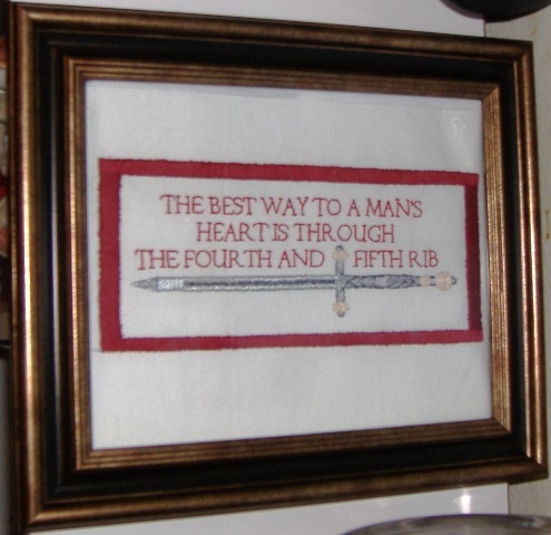 best way to a mans heart - The Best Way To A Man'S Heart Is Through The Fourth And Fifth Rib