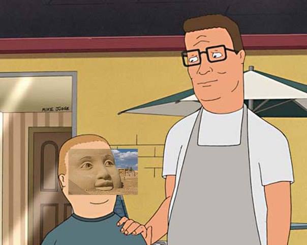 bobby hill and hank hill - d
