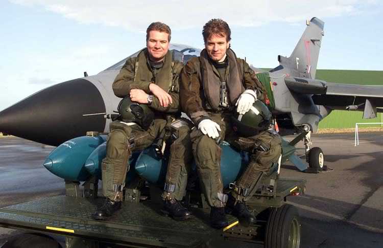 Colin McGregor, brother of Star Wars actor Ewan McGregor, is a 

British RAF pilot and goes by the call-sign "Obi Two."