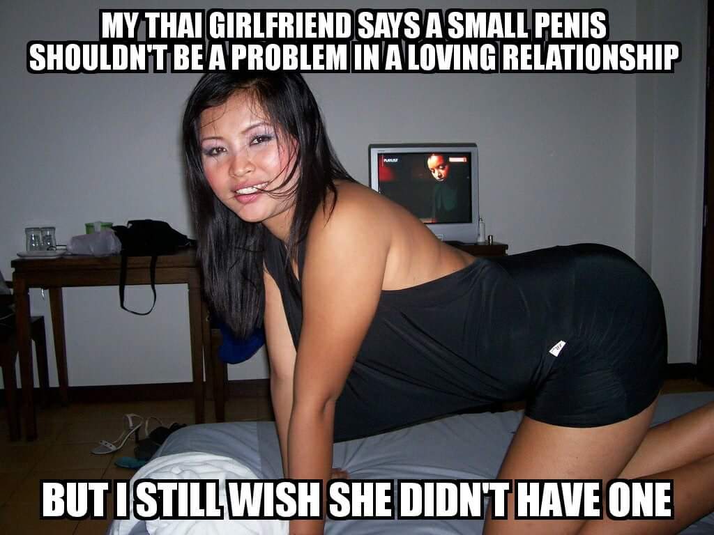 my thai girlfriend meme - My Thai Girlfriend Says A Small Penis Shouldn'T Be A Problem In A Loving Relationship But Istill Wish She Didn'T Have One