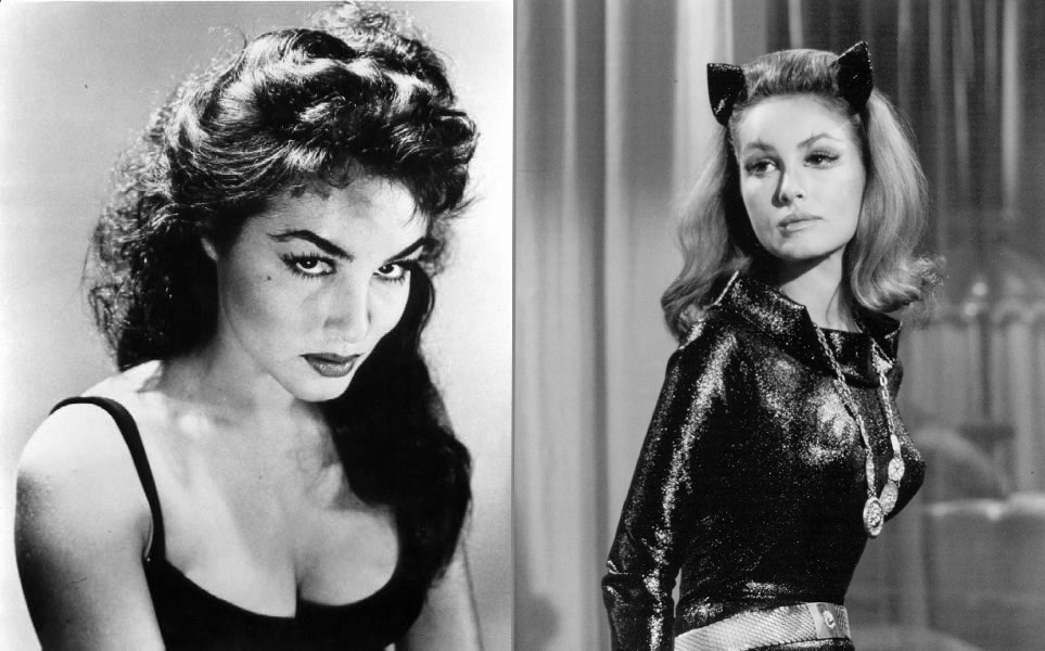 Actress Julie Newmar, best known as Catwoman on TV's Batman, 

received two US patents: one for pantyhose, described as having 

"cheeky derriere relief" and promoted under the name "Nudemar" and 

one for a brassiere, described as "nearly invisible".