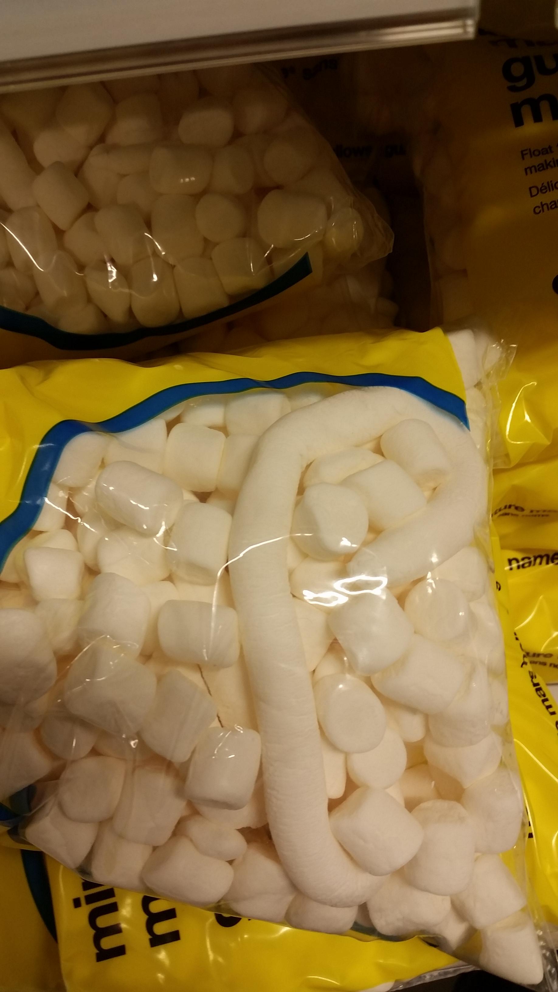 A really long marshmallow.
