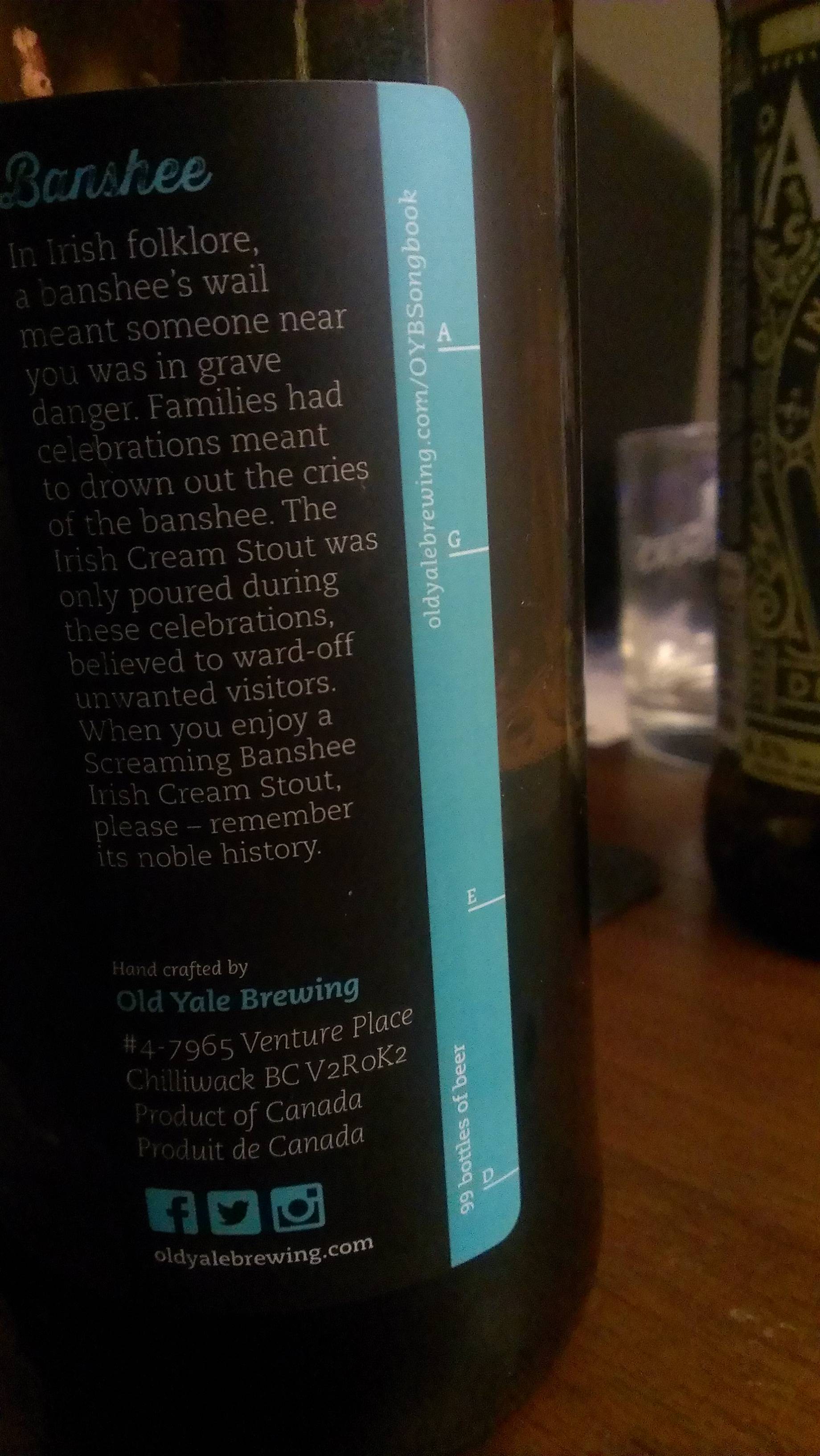 The label on my beer tells you what note you'll hear when you blow 

over it, based on how full the bottle is.