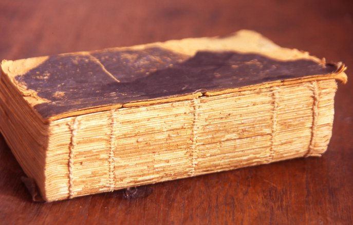 The reason paper turns yellow with age is from lignin, a very slow 

decomposing component present in most vegetation.