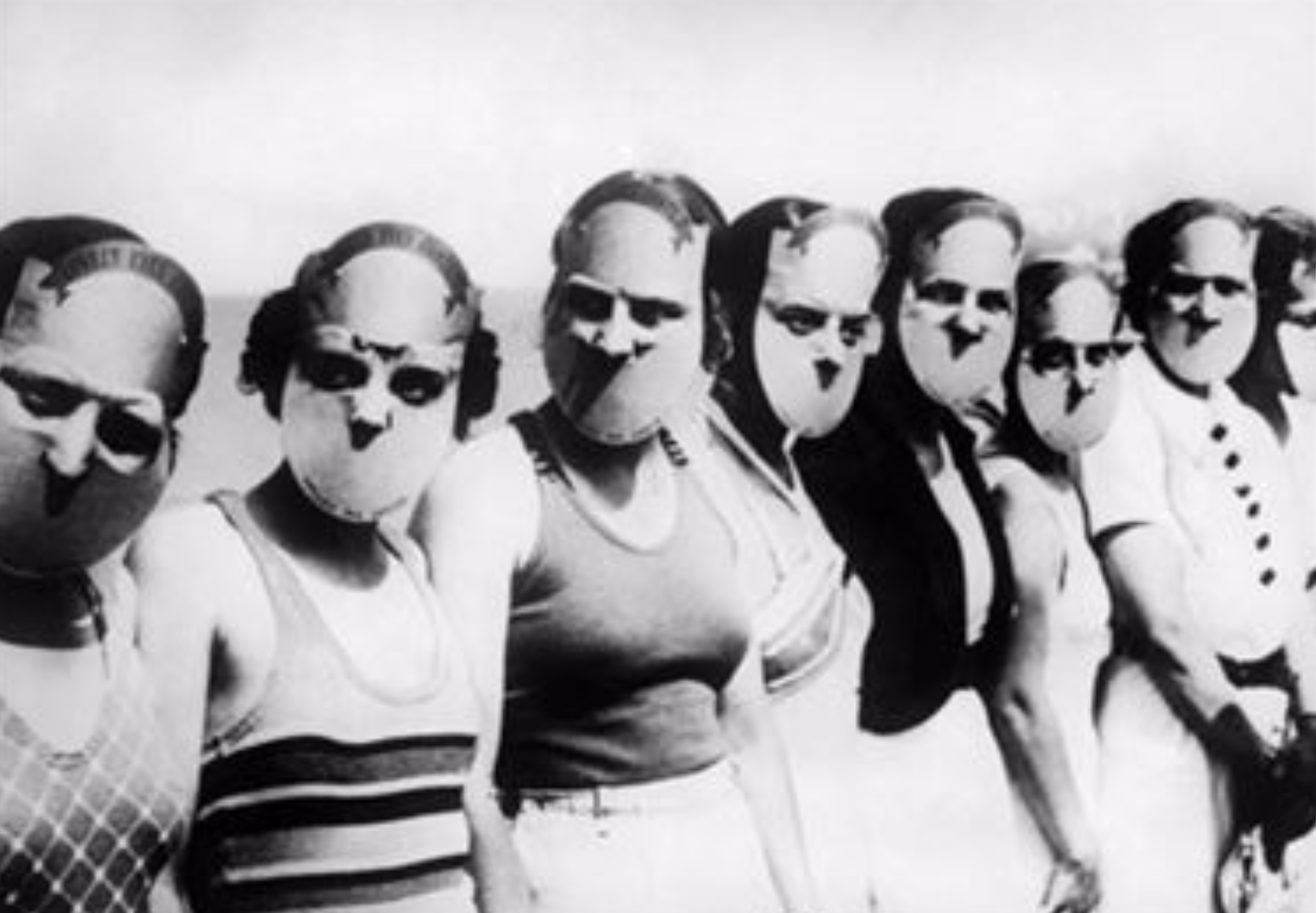 The participants of the Miss Lovely Eyes competition in Florida held in 1930.
