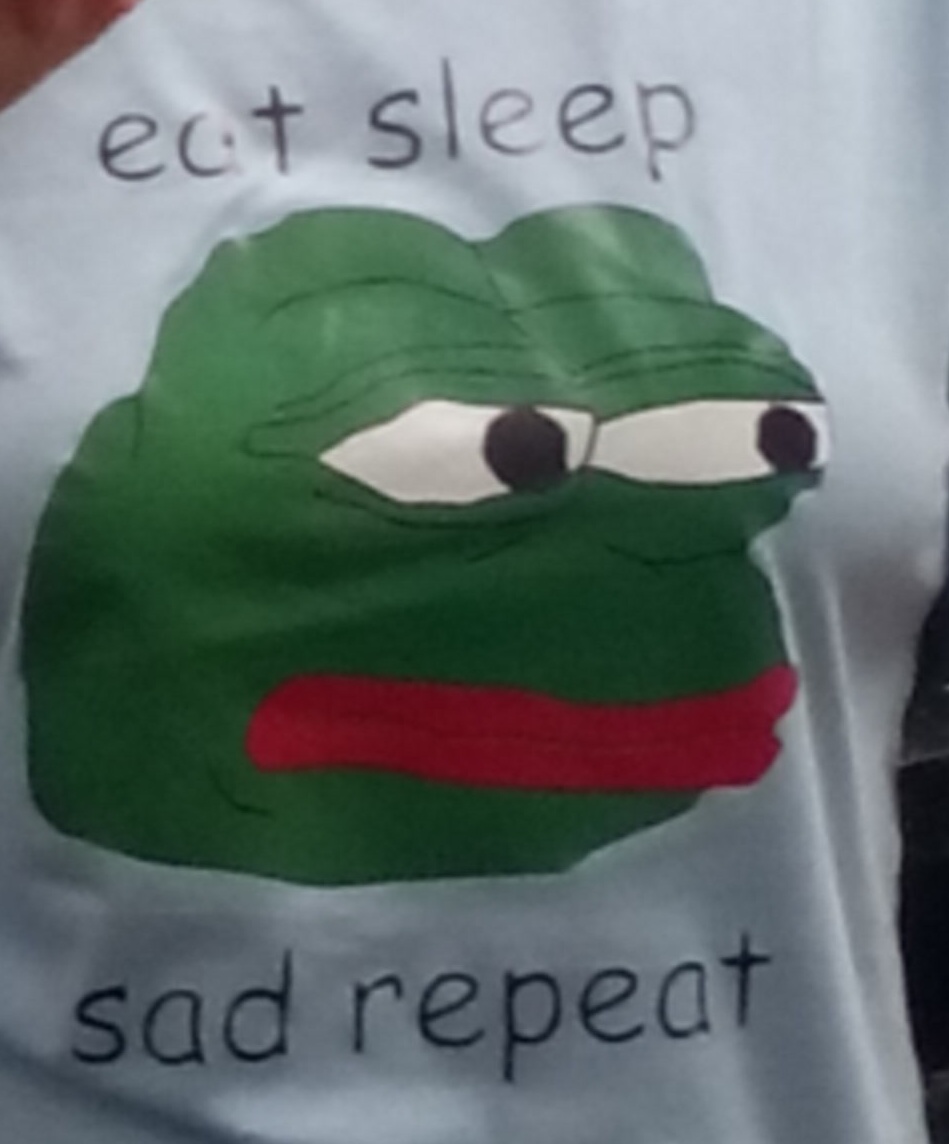 Sad Pepe the frog t-shirt