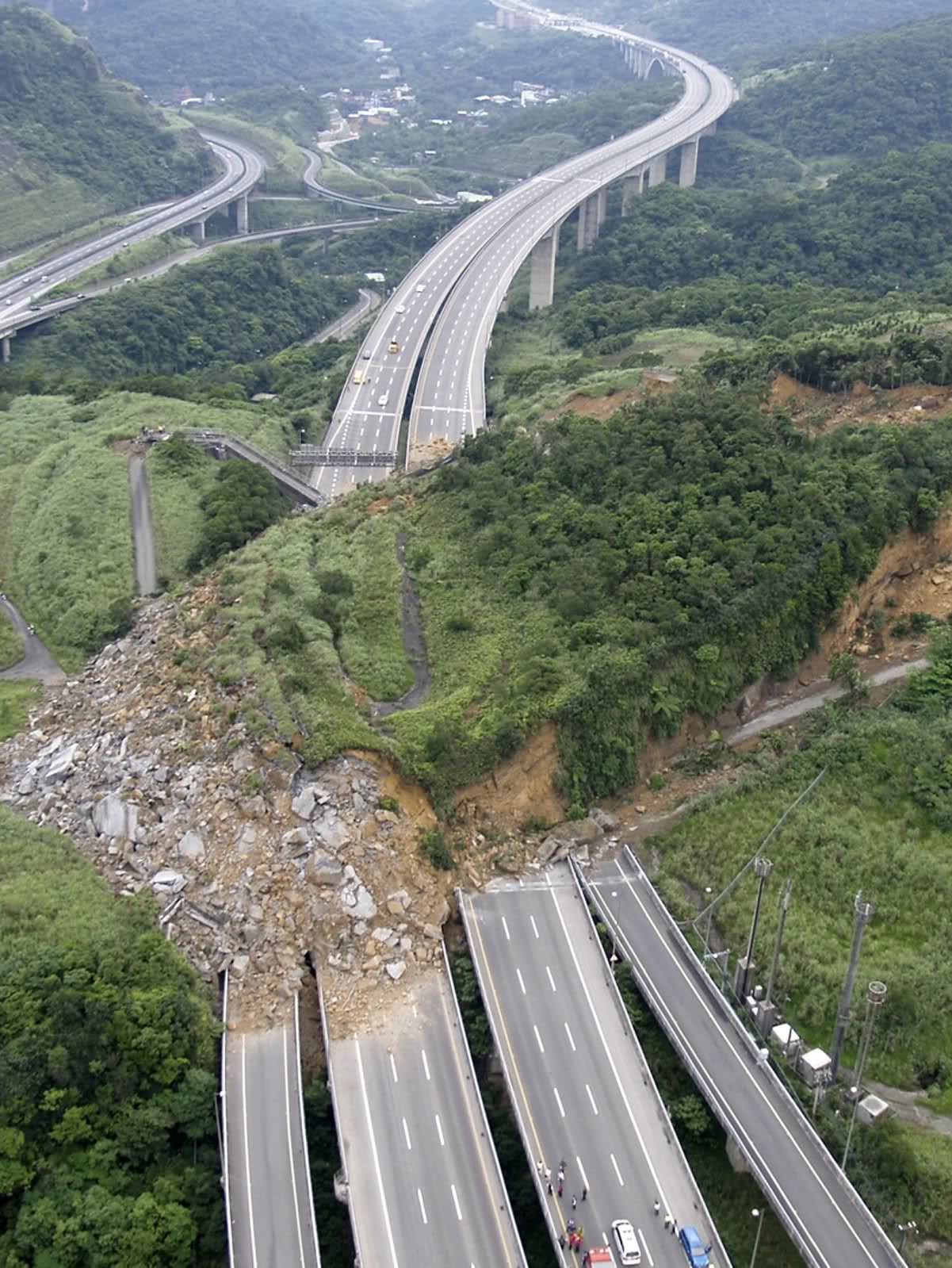 random pic massive landslide