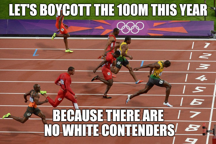random pic Let'S Boycott The 100M This Year Because There Are I7 No White Contenders 84