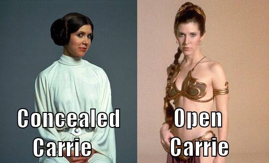 open carrie vs concealed carrie - Concealed Carrie Open Carrie