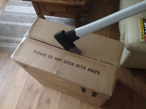 please do not open with knife - Please Do Not Open With Knife