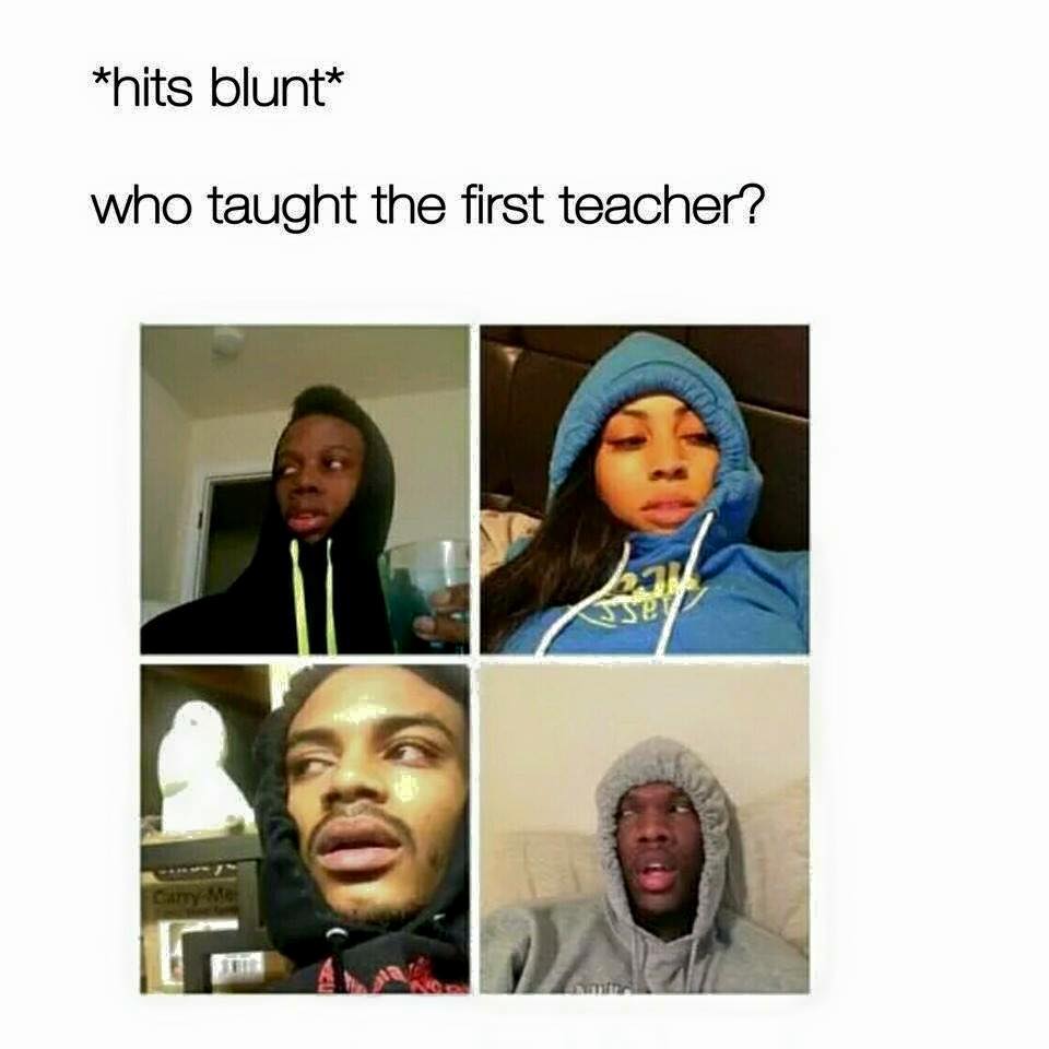 funniest high questions - hits blunt who taught the first teacher? se