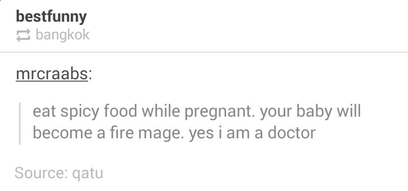 diagram - bestfunny bangkok mrcraabs eat spicy food while pregnant. your baby will become a fire mage. yes i am a doctor Source qatu