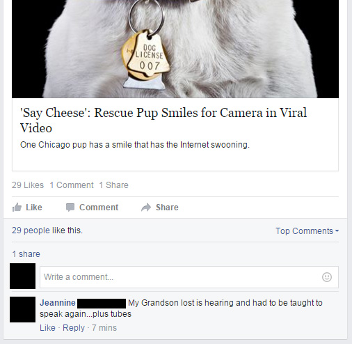 old people lost on facebook - Dog License 007 Say Cheese' Rescue Pup Smiles for Camera in Viral Video One Chicago pup has a smile that has the Internet swooning. 29 1 Comment 1 le Comment 29 people this. Top 1 Write a comment... Jeannine My Grandson lost 