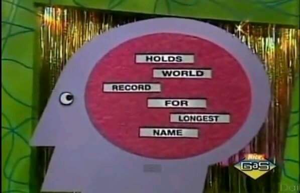 figure it out tv show - Holds World Record For Longest Name Gas