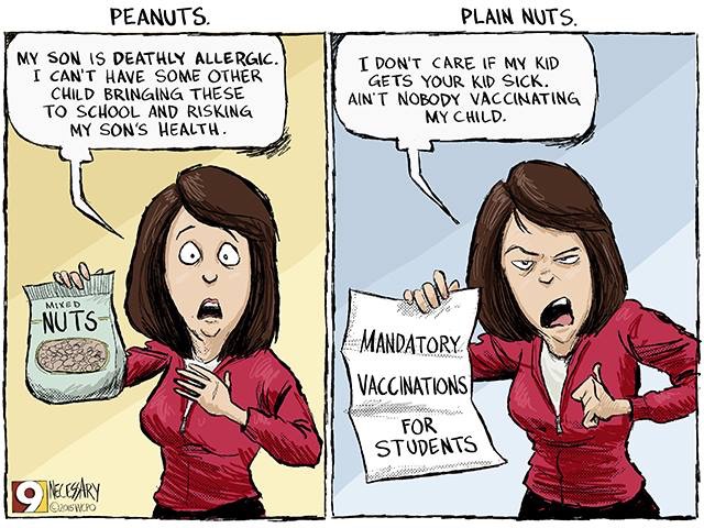 anti vax parents - Peanuts. Plain Nuts. My Son Is Deathly Allergic I Can'T Have Some Other Child Bringing These To School And Risking My Son'S Health. I Don'T Care If My Kid Gets Your Kid Sick. Ain'T Nobody Vaccinating My Child. Mixed Nuts Mandatory Vacci