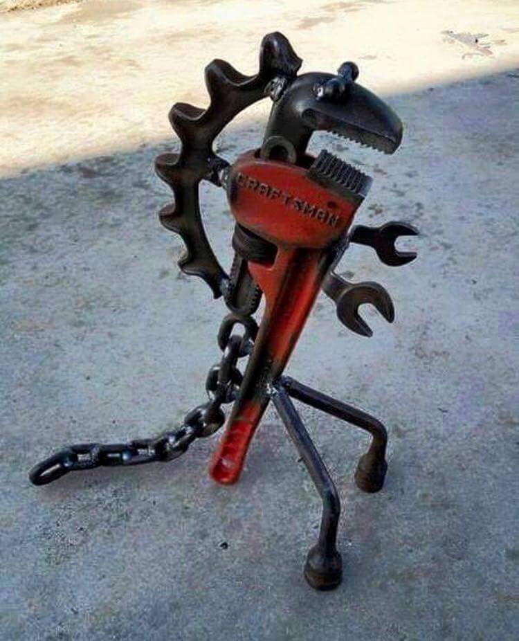 welded tool art