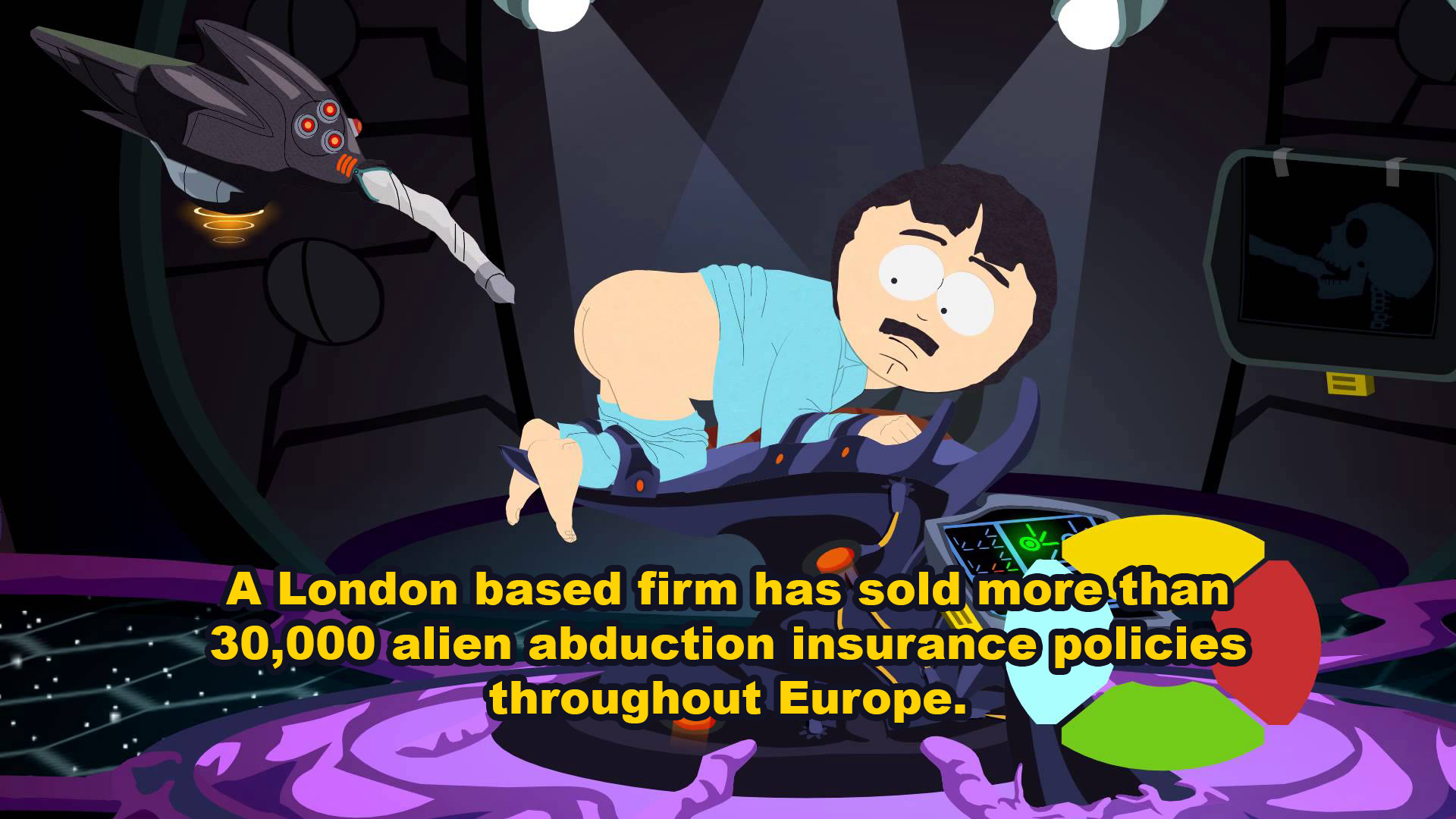 cartoon - o A London based firm has sold more than 30,000 alien abduction insurance policies throughout Europe.