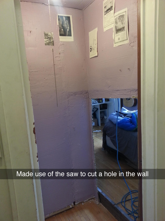 Asshole Buddies Turn Their Friend's Room Into a Utility Closet When He's Out Of Town