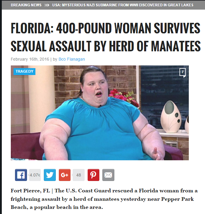 meme - florida man meme - Breaking News >>> Usa Mysterious Nazi Submarine From Wwii Discovered In Great Lakes Florida 400Pound Woman Survives Sexual Assault By Herd Of Manatees February 16th, 2016 by Bob Flanagan Tragedy Fort Pierce, Fl | The U.S. Coast G