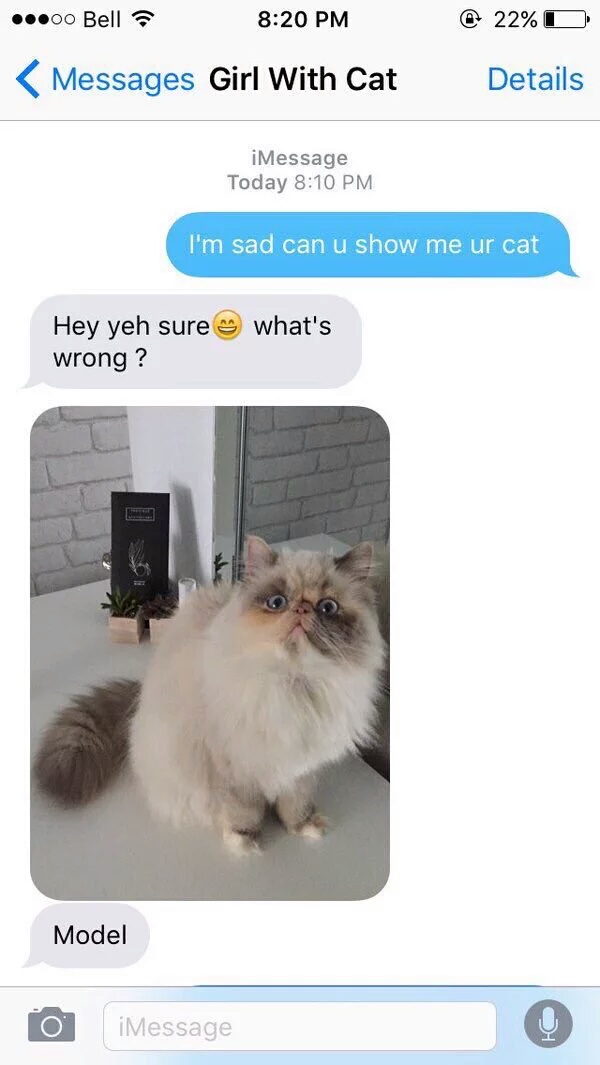 Girl Sends Pussy Pics To Fight Against Sadness