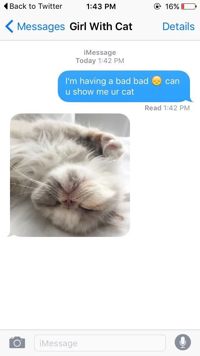 Girl Sends Pussy Pics To Fight Against Sadness