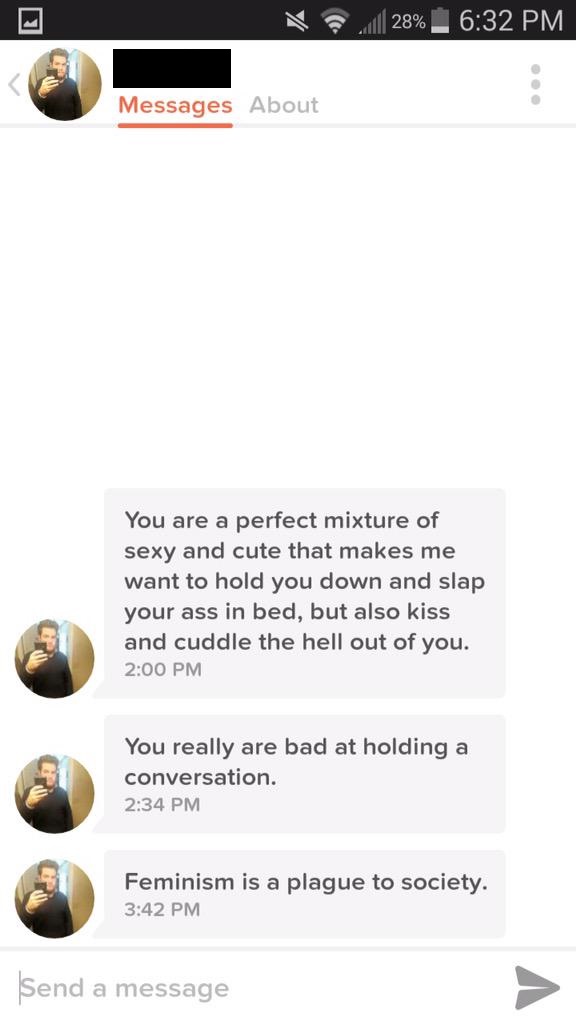neckbeard flirting - 28%_ Messages About You are a perfect mixture of sexy and cute that makes me want to hold you down and slap your ass in bed, but also kiss and cuddle the hell out of you. You really are bad at holding a conversation. Feminism is a pla