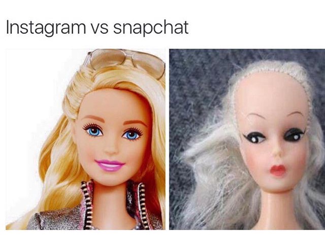 instagram vs snapchat meme - Instagram vs snapchat mm Iuti