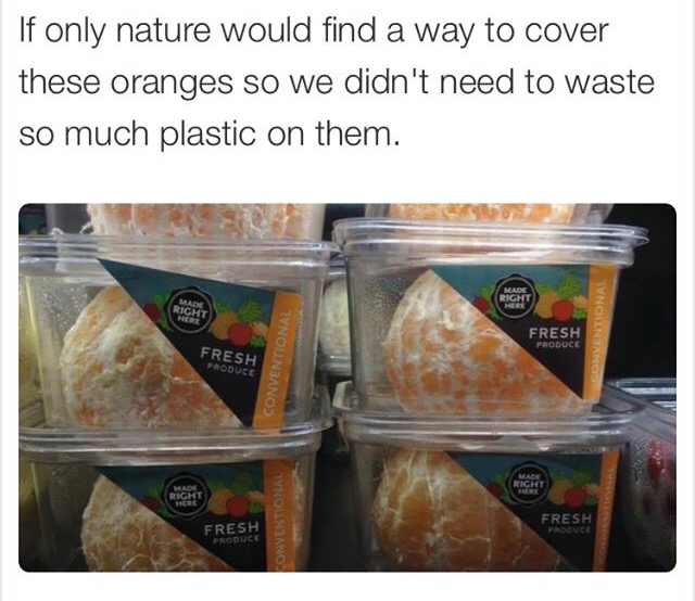 peeled orange in plastic - If only nature would find a way to cover these oranges so we didn't need to waste so much plastic on them. Made Right Fresh Produce Fresh Produce Conventional Richt Right Conventional Fresh Produce Fresh Produce