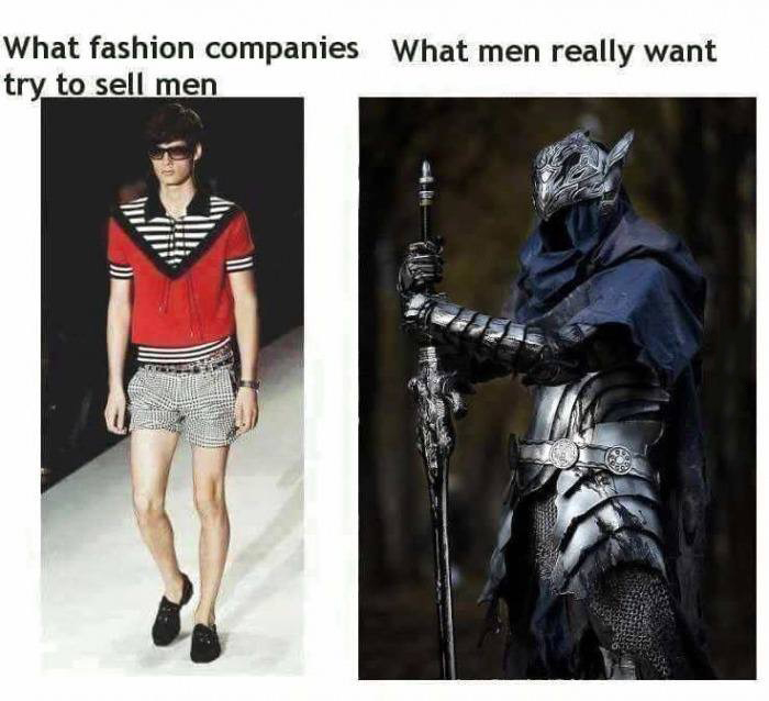 fashion companies try to sell - What fashion companies What men really want try to sell men