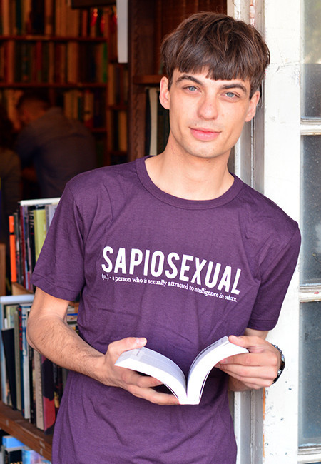 t shirt - Sapiosexual opence who y acted to tel l