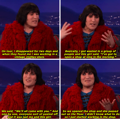 noel fielding lord farquaad - On tour, I disappeared for two days and when they found me I was working in a vintage clothes store. Basically, I got wasted in a group of people and this girl said, "I've got to open a shop at nine in the morning. We sald, "