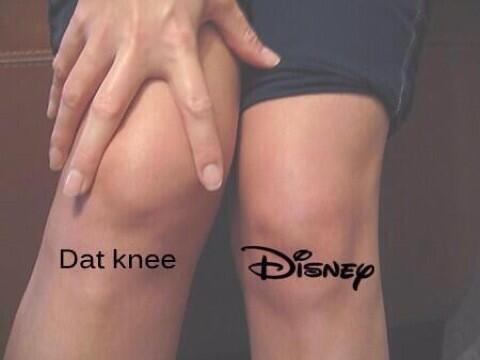 disney dat knee