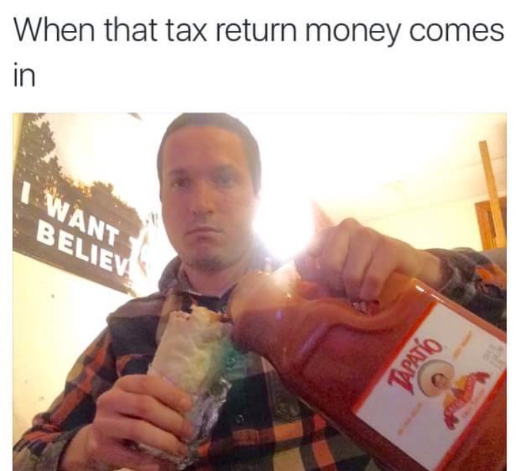 tax return money comes - When that tax return money comes I Want Belien Apatio