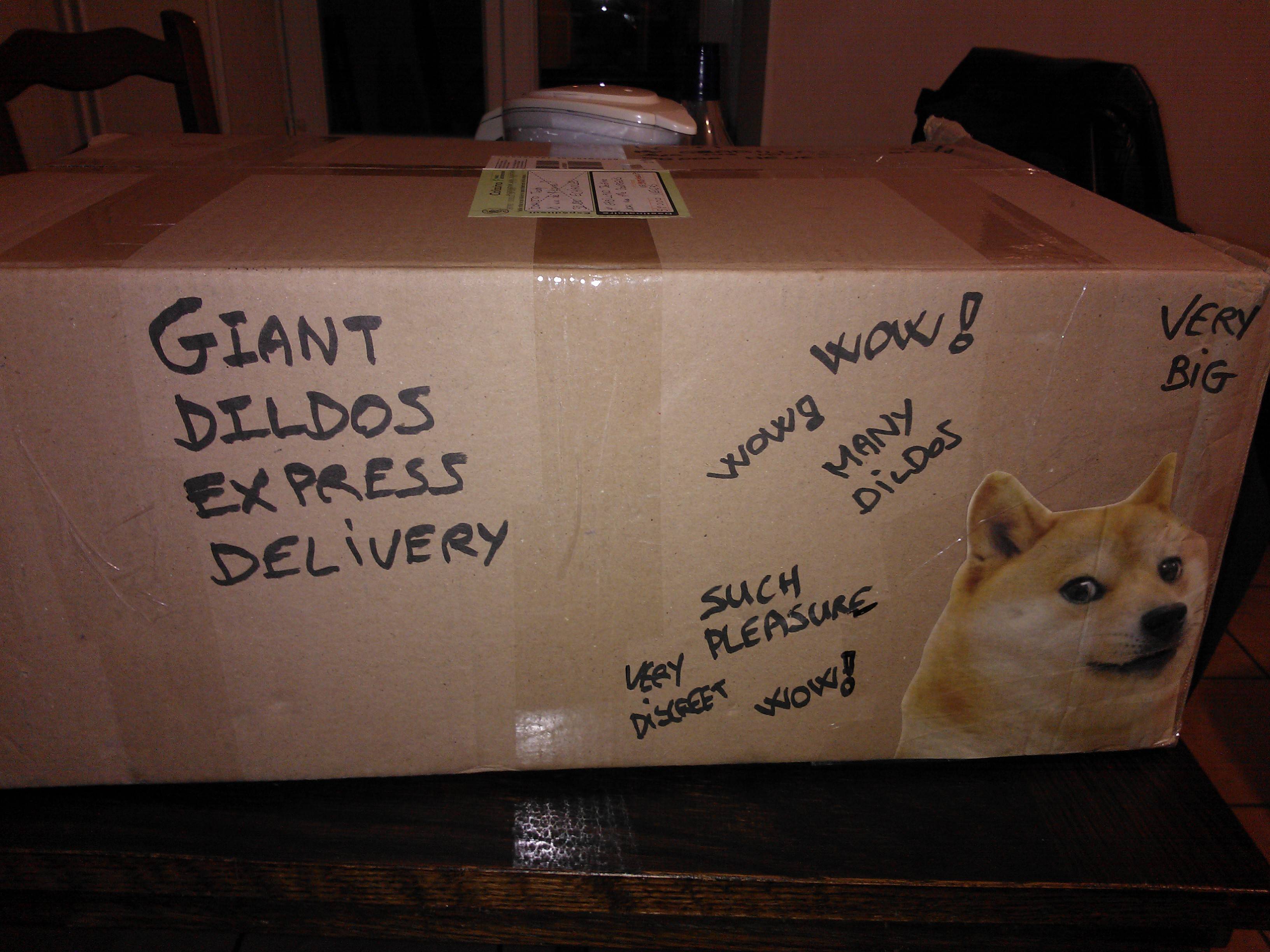 doge dildos - Very Big Giant Dildos Express Wo wowg Woo Many Dildos Deliver...