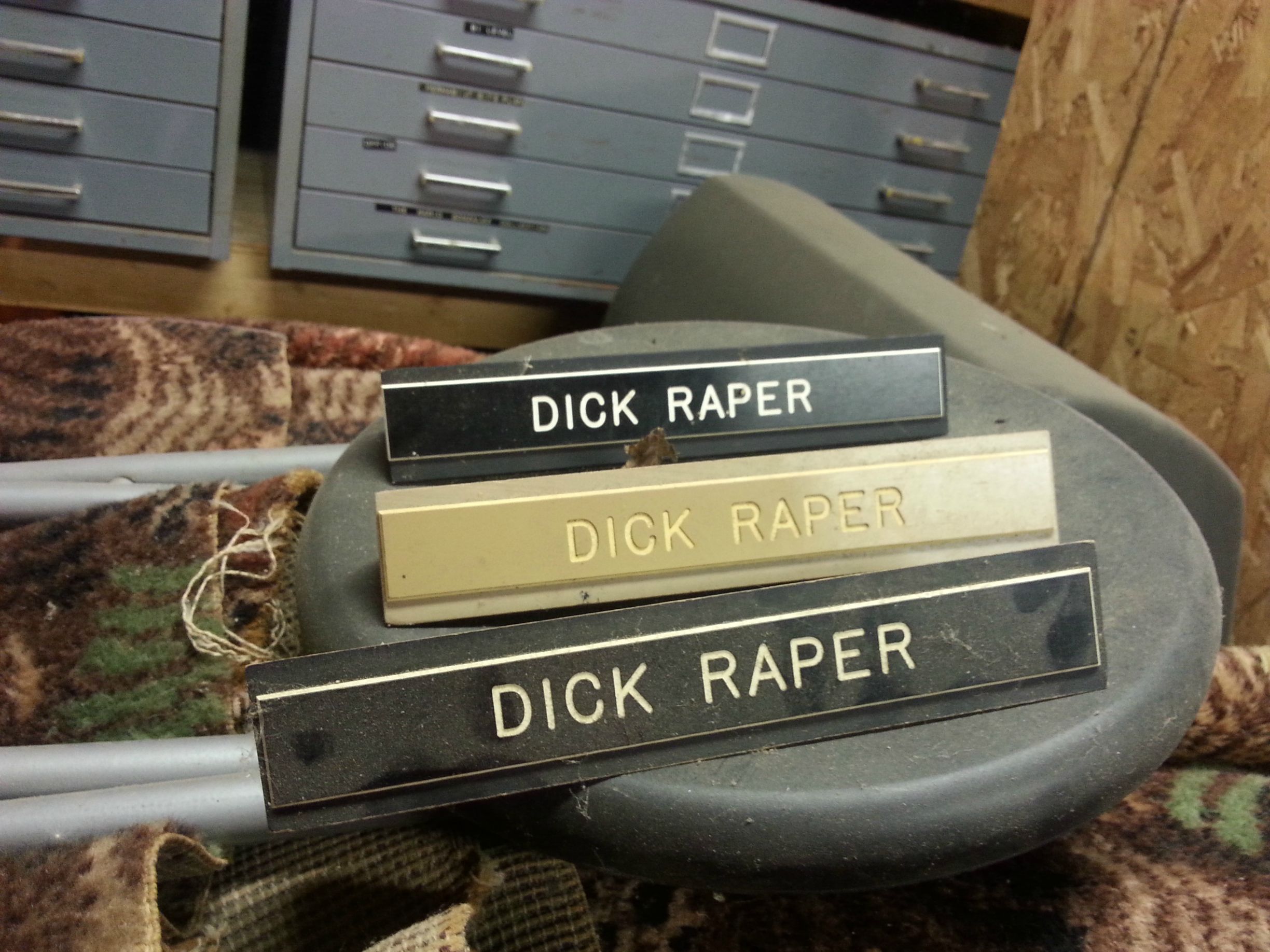 accidentally dirty names - Dick Raper Dick Raper Dick Raper
