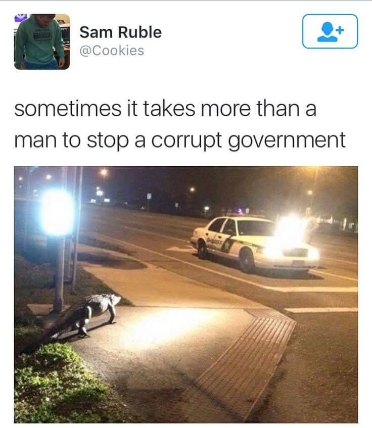 scp has breached containment - Sam Ruble sometimes it takes more than a man to stop a corrupt government