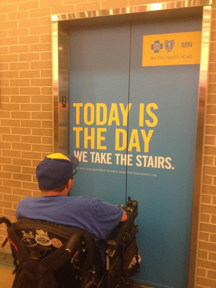 today is the day we take the stairs - O Mn For the health Today Is The Day We Take The Stairs. de